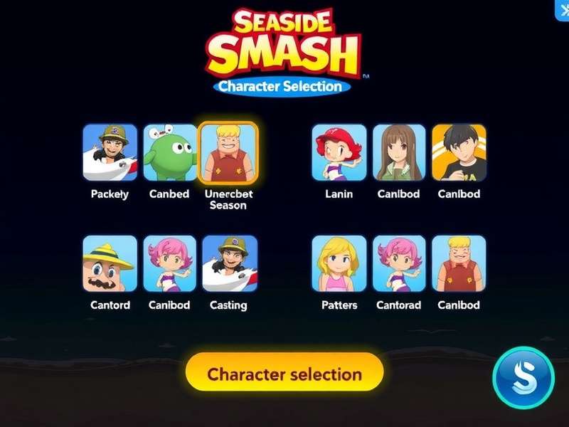 Seaside Smash Character Selection