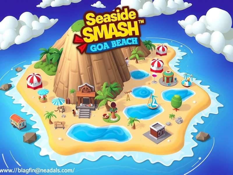 Seaside Smash Goa Beach Map